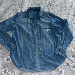 Calvin Klein Jeans Snap Button Shirt